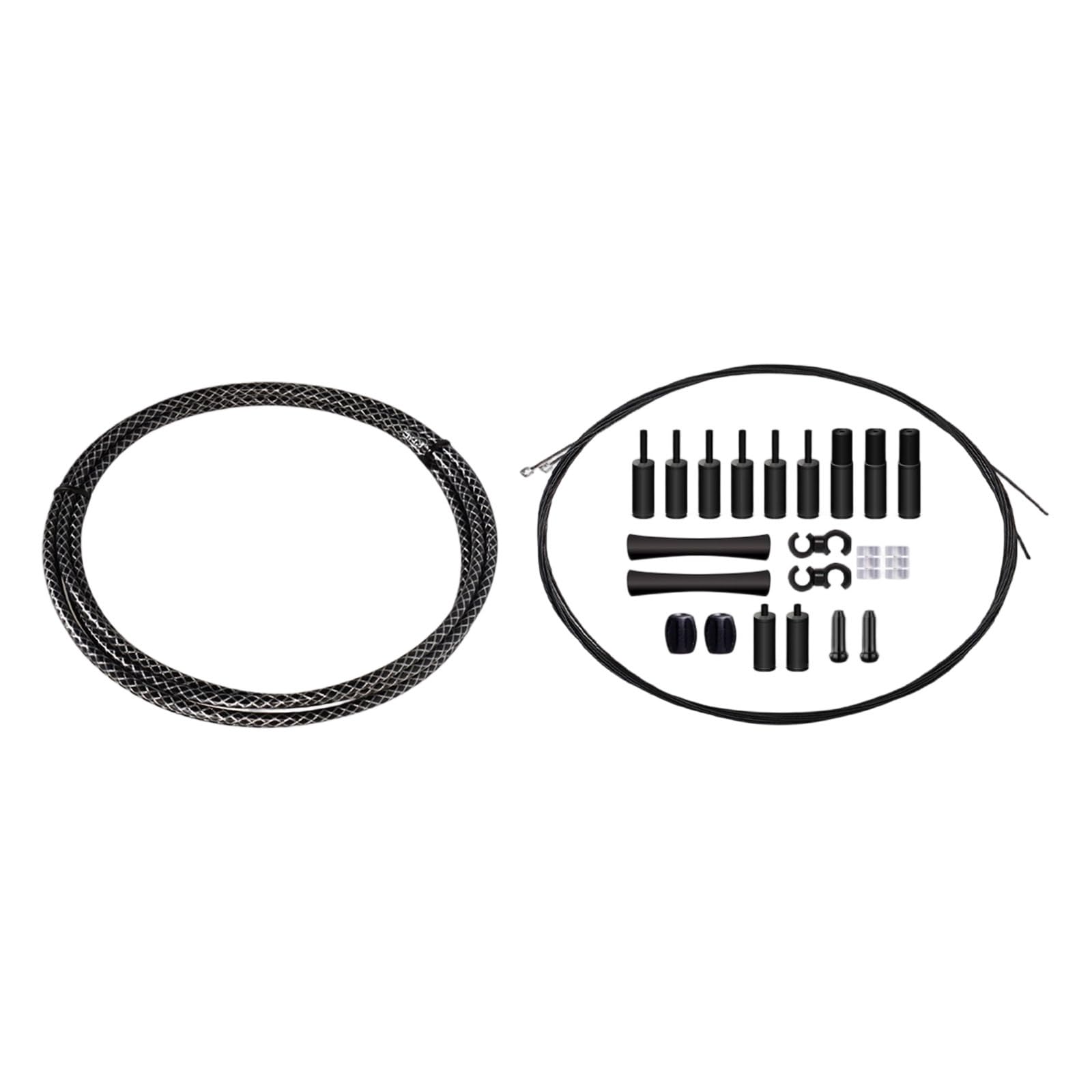 Braided Bike Shifts Housing Inner Wire Kits Mountain Bikes Derailleurs Cable Set with Housing Enduring Bicycle-Cable Set