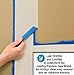 GripBlue Blue Painters Tape 3 Inch Wide, 12 Rolls Masking Tape - Perfect for Precise Lines on Walls & Trim, Multi-Surface, Residue-Free, Easy Removal - Ideal for Indoor & Outdoor Use, 3in x 60yds