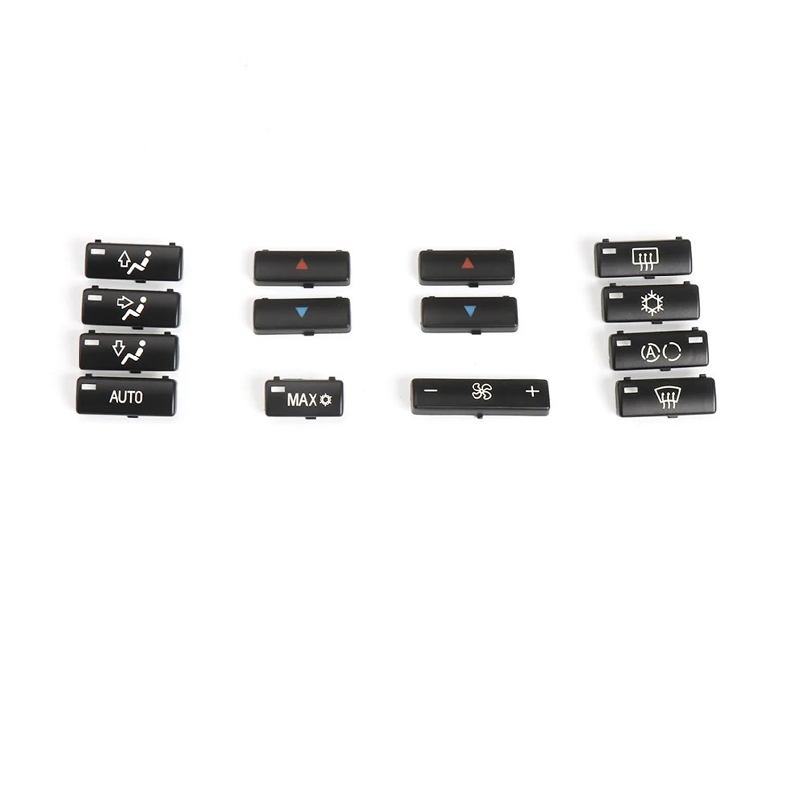 Bouton climatisation BMW X5 E53 E39 kit de 14 caches - 8