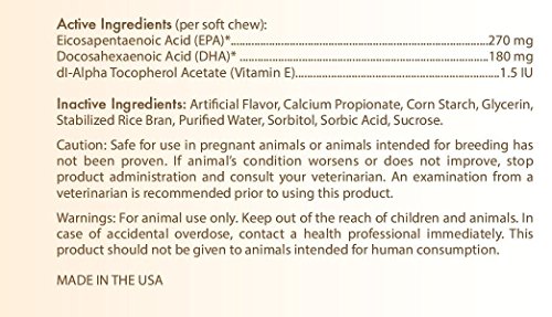 Image of Healthy Breeds Australian Shepherd Omega HP Fatty Acid Skin and Coat Support Soft Chews 60 Count (Pack of 2)