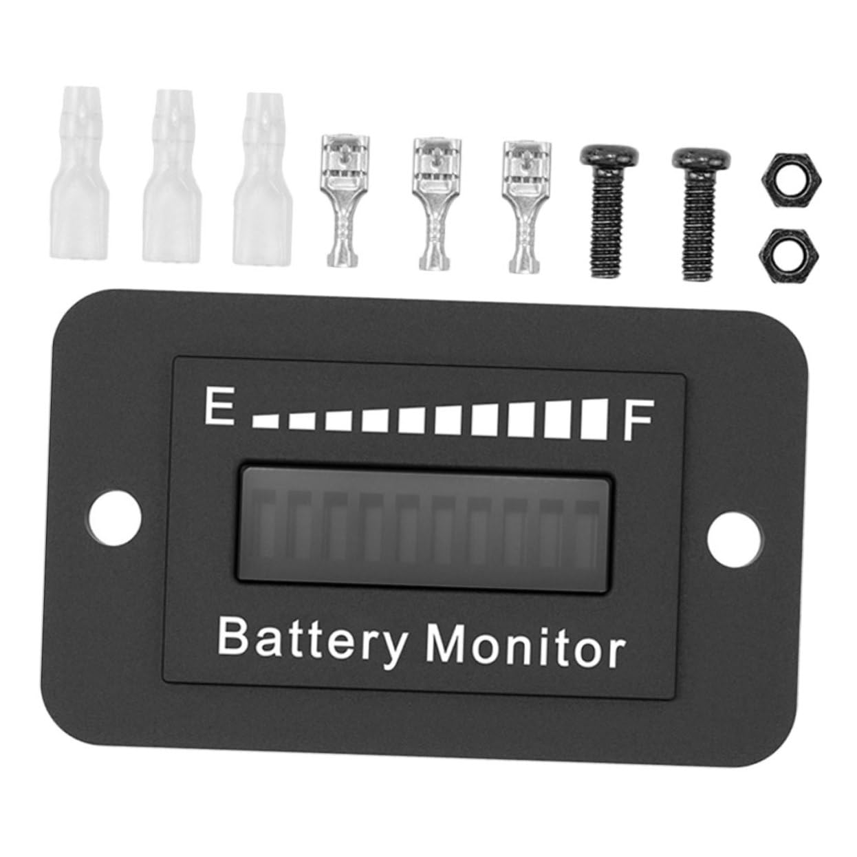 Tester Batteria Digitale per Auto Elettriche e Carrelli Elevatori, Monitoraggio Preciso della Carica, Tensione Regolabile 9-80v, Nero Abs