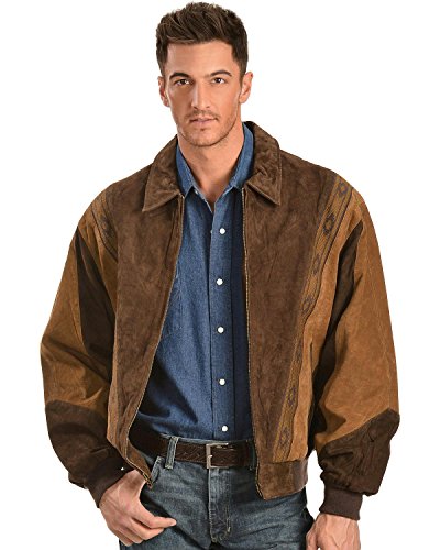 Image of Two-Toned Boar Suede Men's Jacket by Scully