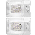 BlueFire 2 Pack Super Bright DC 12V Dimmable LED RV Ceiling Dome Light 450LM RV Interior Lighting Trailer Camper RV Lights Interior for Camper RV Trailer Boat