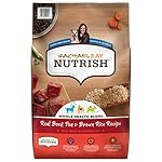 Rachael Ray Nutrish Premium Natural Dry Dog Food with Added Vitamins, Minerals & Taurine, Real Beef, Pea, & Brown Rice Recipe, 40 Pounds (Packaging May Vary)