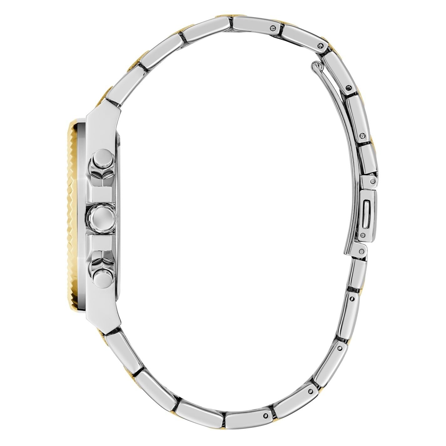 GUESS Orologio analogico da uomo con quadrante nero-GW0790G2, nero, Cinturino, en_IN