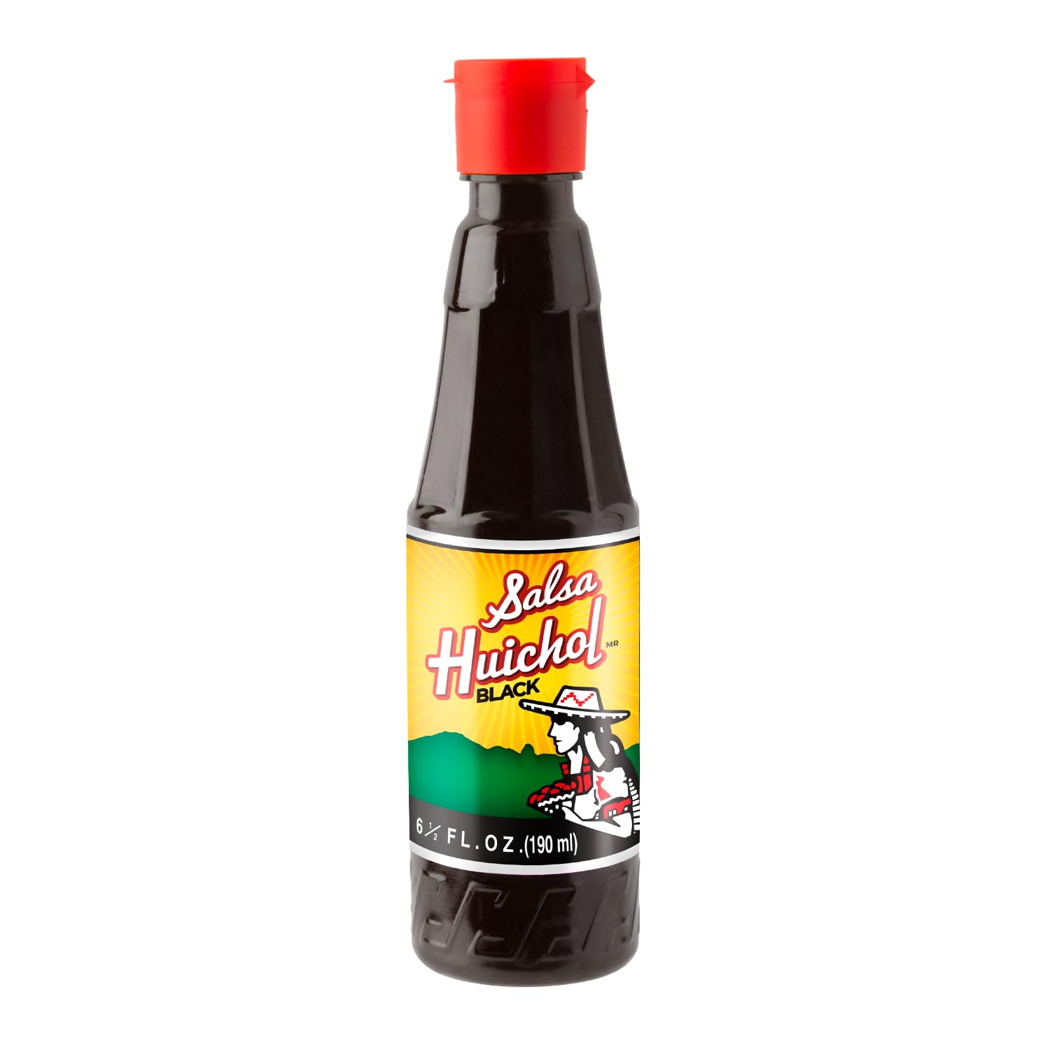 Salsa Huichol Negra – 12-Pack (6.42 oz Each) – Spicy-But-Tasty, Enhances the Flavor of Seafood, Fish, Tacos, and Cocktails – Made with Natural Ingredients