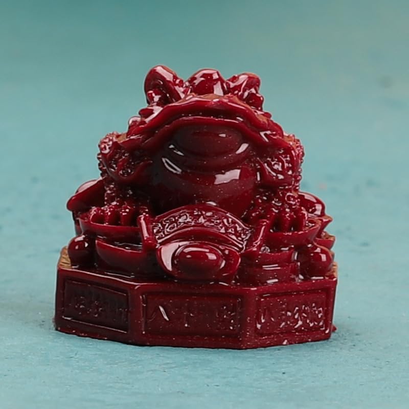 NIBHZ Ornamento della Tartaruga Drago cinabro per Il Feng Shui Domestico