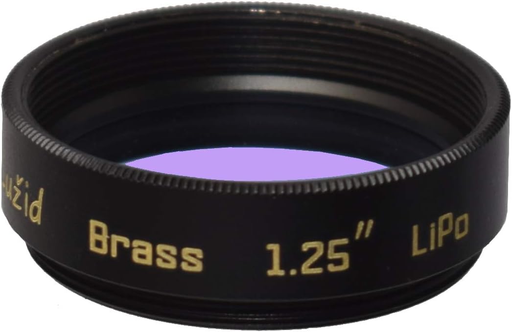 LUŽID Brass 1.25" MC LiPo Filter for Telescope Light
