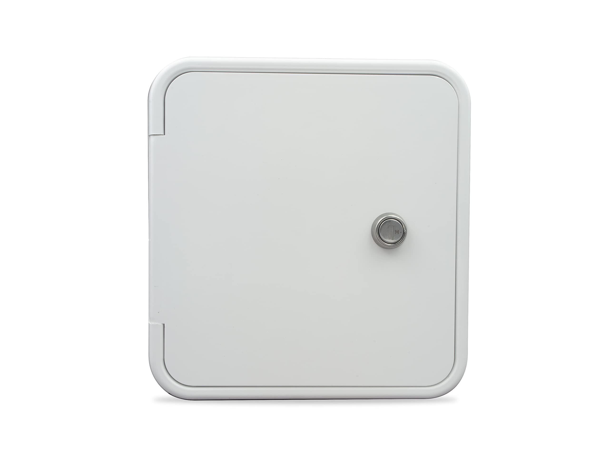 THETFORD|B&B Molders RV Replacement Parts and Accessories RV Camper Flush Mount Gas Fuel Hatch and Key Polar White PN 94305