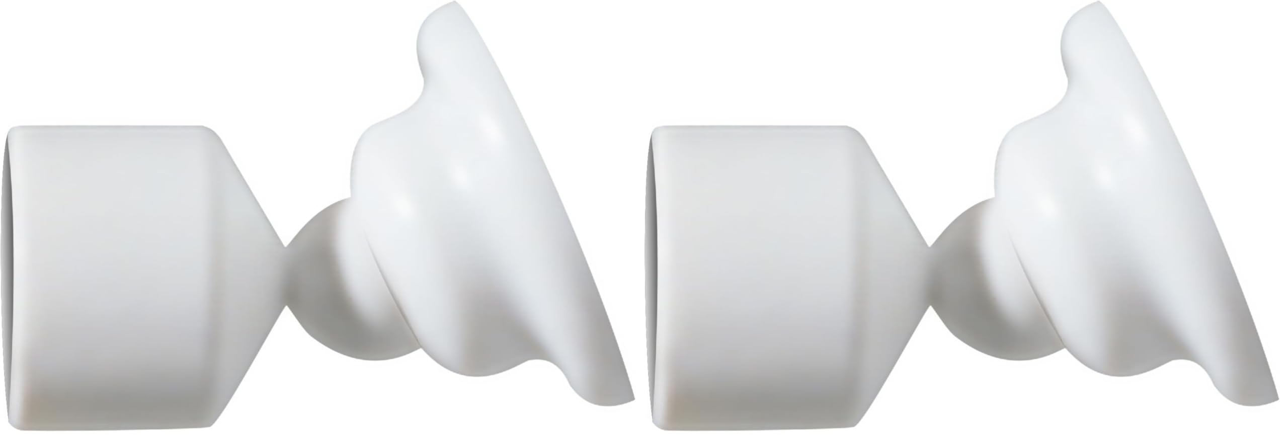 Spirella Schrägwandadapter Schrägwandhalter für Duschvorhangstangen mit Ø 20 mm Made in Germany (Packung mit 2)