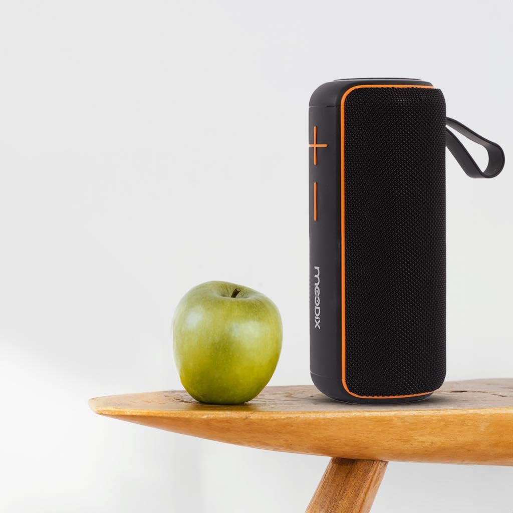 Altoparlante Bluetooth con radio, altoparlante portatile senza fili impermeabile IPX7 compatibile con tutti i telefoni cellulari, altoparlante doccia con bassi profondi e scheda TF, nero