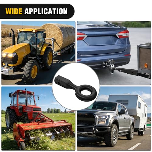 Nilight Heavy Duty Forged Receiver Mount Tow Eye 12,000 lb Towing Capacity by Nilight - Used condition - Image 9
