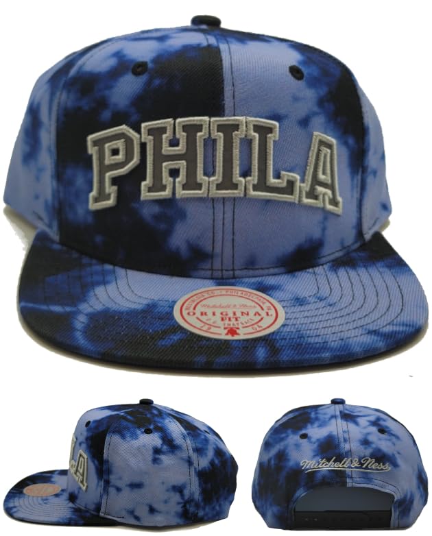 Casquette Philadelphia 76ers Mitchell & Ness Ajustable et Respirante