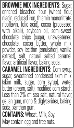 Image of Ghirardelli Premium Brownie Mix Salted Caramel, 16 OZ (Pack of 4)