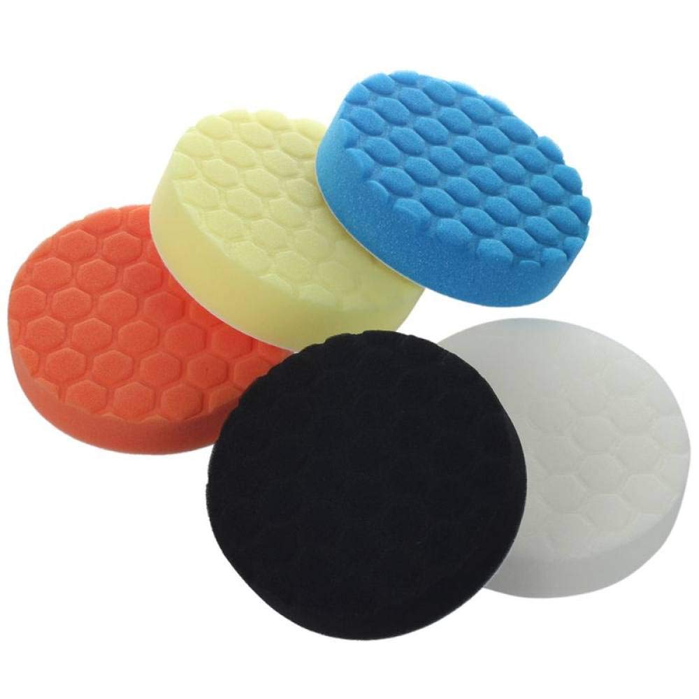 5-calowy (125 mm) zestaw nakładek polerskich do polerki samochodowej Zestaw 5 sztuk, A