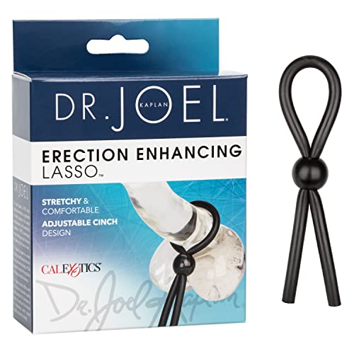 CalExotics Dr. Joel Kaplan Erection Enhancing Lasso Adjustable Penis Ring Male Adult Sex Toy Black