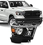 AKKON - Fits 2019-2020 RAM 1500 Pickup Truck [Halogen Type] Headlight Black Headlamp Passenger Right Side Replacement