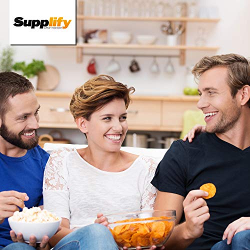 Supplify 6x50g High Protein-Chips Mix-Box in verschiedenen Geschmacksrichtungen (Paprika, Thai Sweet Chili, Sour Cream ´n Onion) - Low Carb Eiweißchips - Proteinchips kalorienarm, Fitness Snack