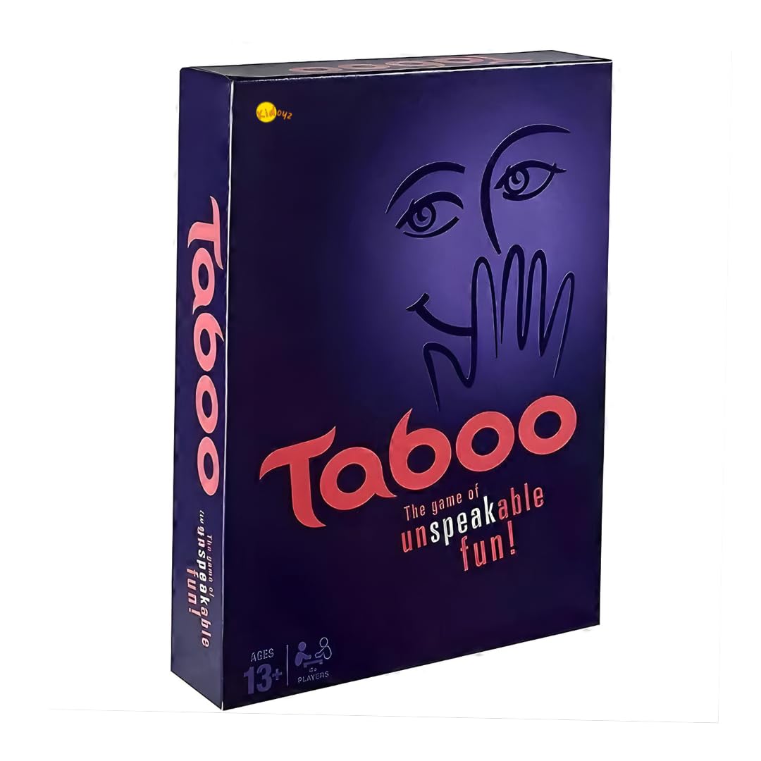 Kidoyz Taboo Board Game, Fast-Paced Word Guessing Party Game for Kids, Teens & Adults, Ages 18+, 4+ Players, Purple