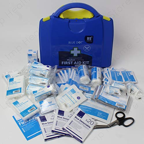 Trousse de premiers secours NISBETS boîtier robuste BS8599-1 Taille M étanche à la poussière