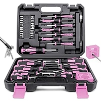 Magnetic Screwdrivers Set With Case, 43-Piece Includs Slotted, Phillips, Hex, P
