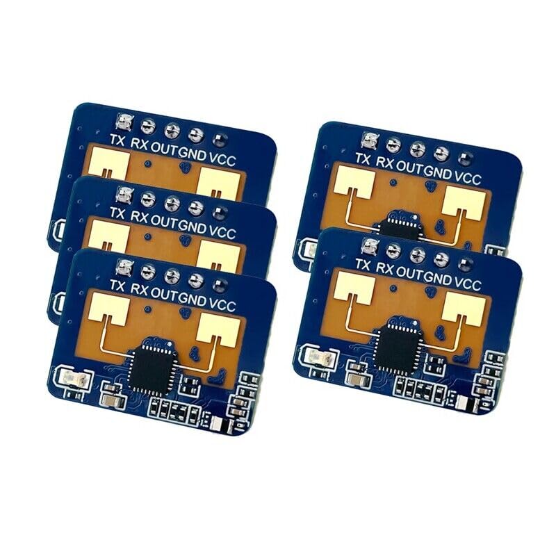 Generic 5 Pcs 24G MmWave HLK-LD2410C Sensor Motion Detection Module V9Y8