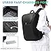BANGE Smart Business Laptop Backpack Waterproof can fit 15.6-17.3 Inch Laptop with 3.0 USB charging port for men and women