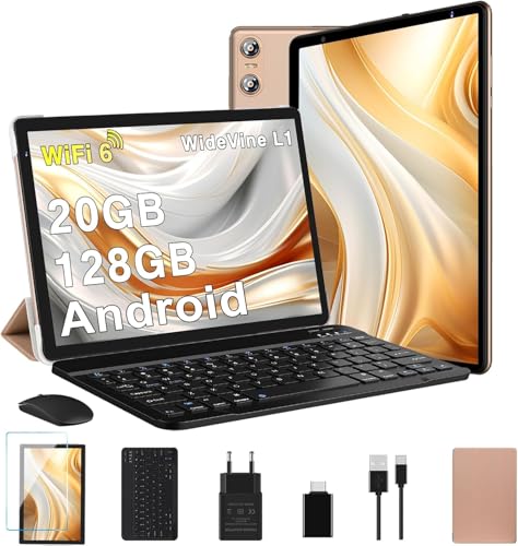 Biegedy Tablet 10 Pollici Android Tablet 20GB RAM+128GB ROM (1TB TF), Tablets 5G/2.4G WiFi 6...
