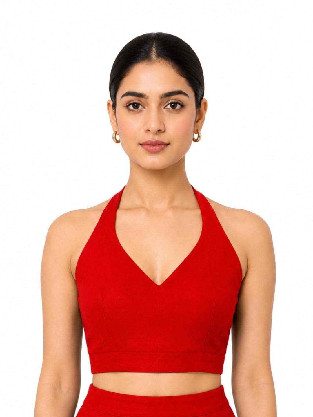 thevasa Women's Divine Halter Neck Blouse-picture-25