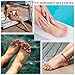 Tyqour 12PCS Silver Toe Rings Adjustable Toe Rings for Women Summer Toe Rings Set, Simple Style Beach Foot Jewelry Set
