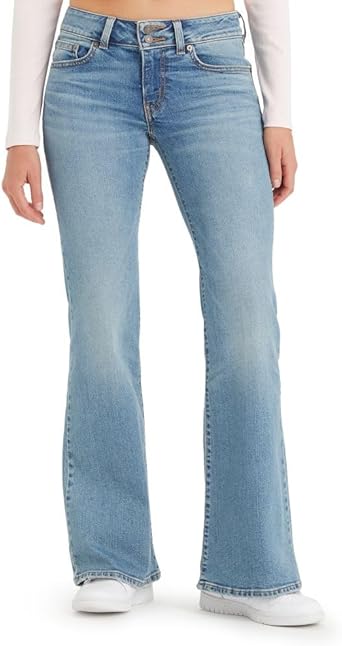 Levis Womens Superlow Flare Jeans