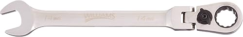 Miniatura 2 de Williams 1214MRCF - Llave de peine reversible con cabezal flexible de 0.551 in, 12 puntos