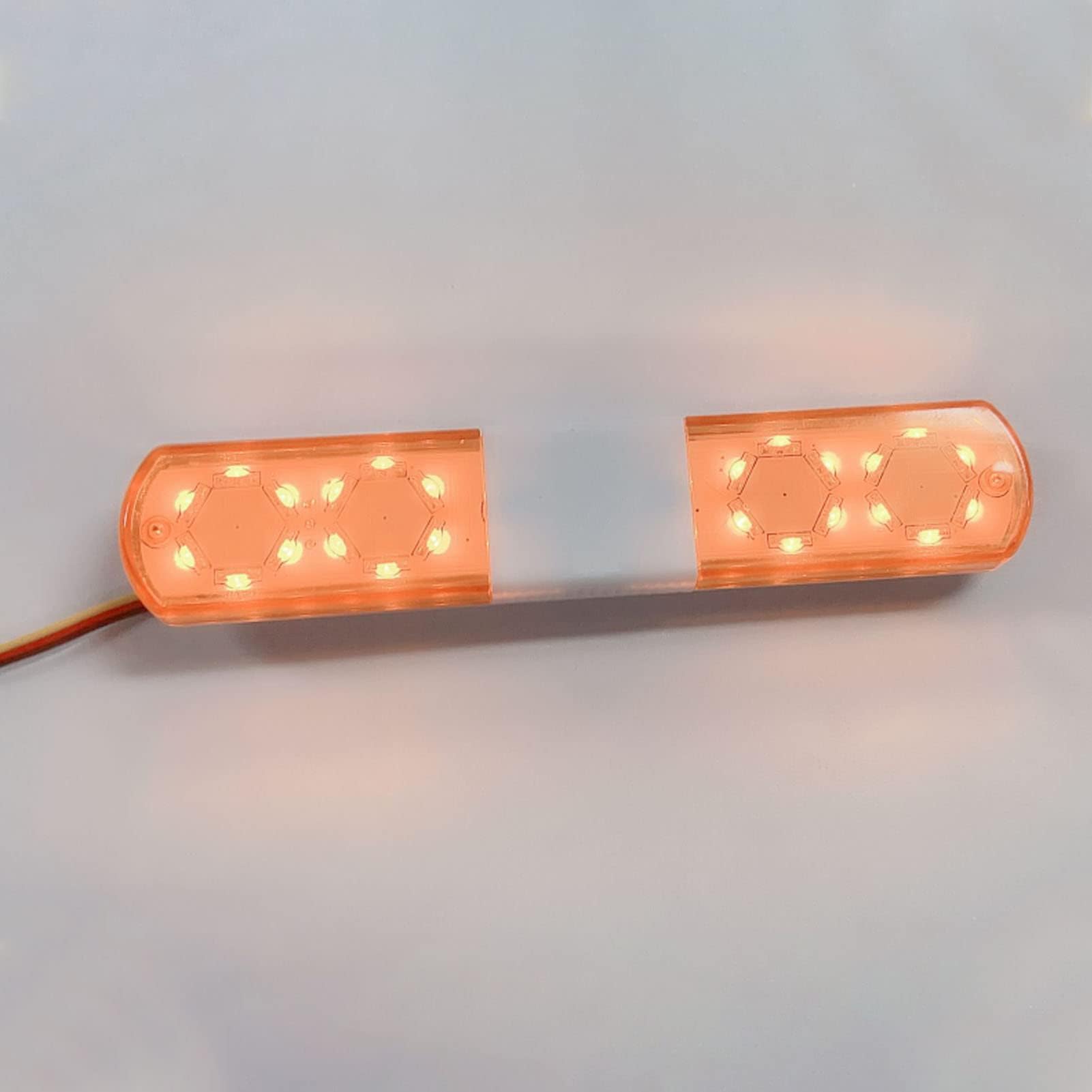 Luz de Policía LED RC, 4 Modos de Flash Rojo y Amarillo, Luces Alarmantes para Coches RC, para Modelos 1/8 y 1/10, for Aficionados en Competiciones y Juegos al Aire