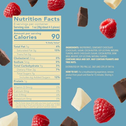 Tru Fru 870F Nature'S Raspberries Frozen Fresh In White & Dark Chocolate thumb #5