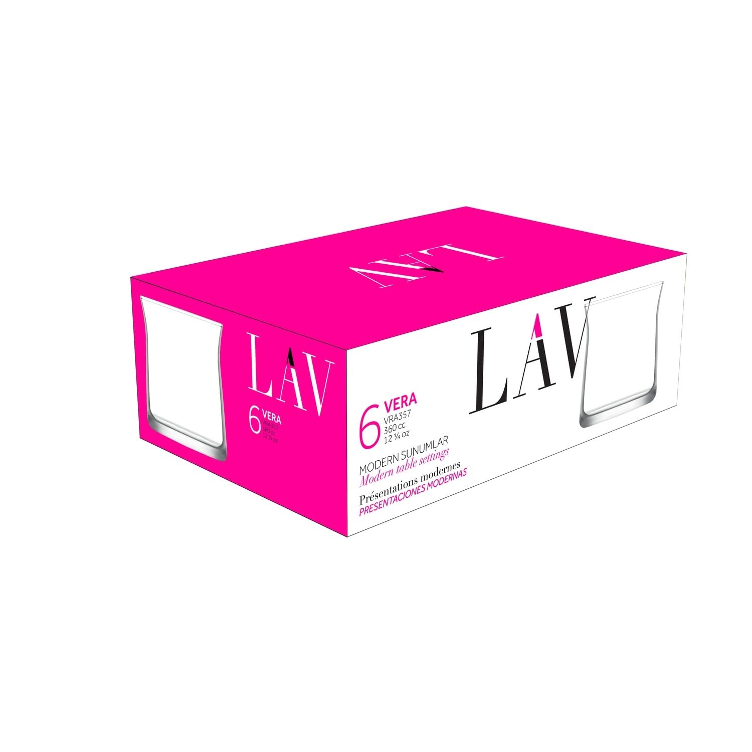 LAV Vera 6'lı Viski Bardağı