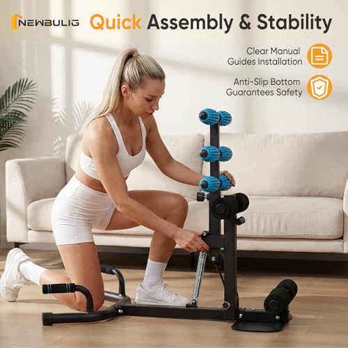 Image of NEWBULIG Deep Squat Machine for Women, Home Gym Fitness Squat Machine | Adjustable Resistance Exercise Equipment, Glutes & Core Workout Equipment, 300 lbs Capacity, 32.9 inchx22.4 inchx36.6 inch