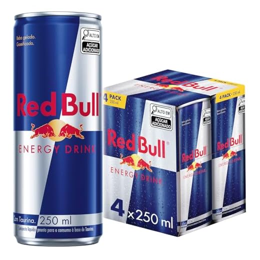 Energético Red Bull Energy Drink, 250ml (4 latas)