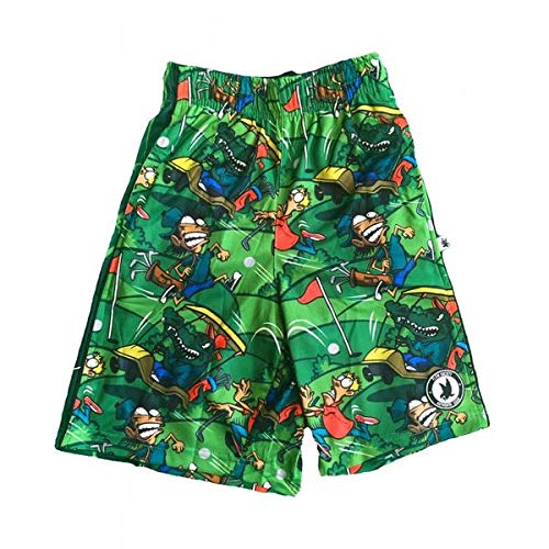 Flow Society Golfing Gator Boys Athletic Shorts - Boys Golf Shorts - Gym Shorts