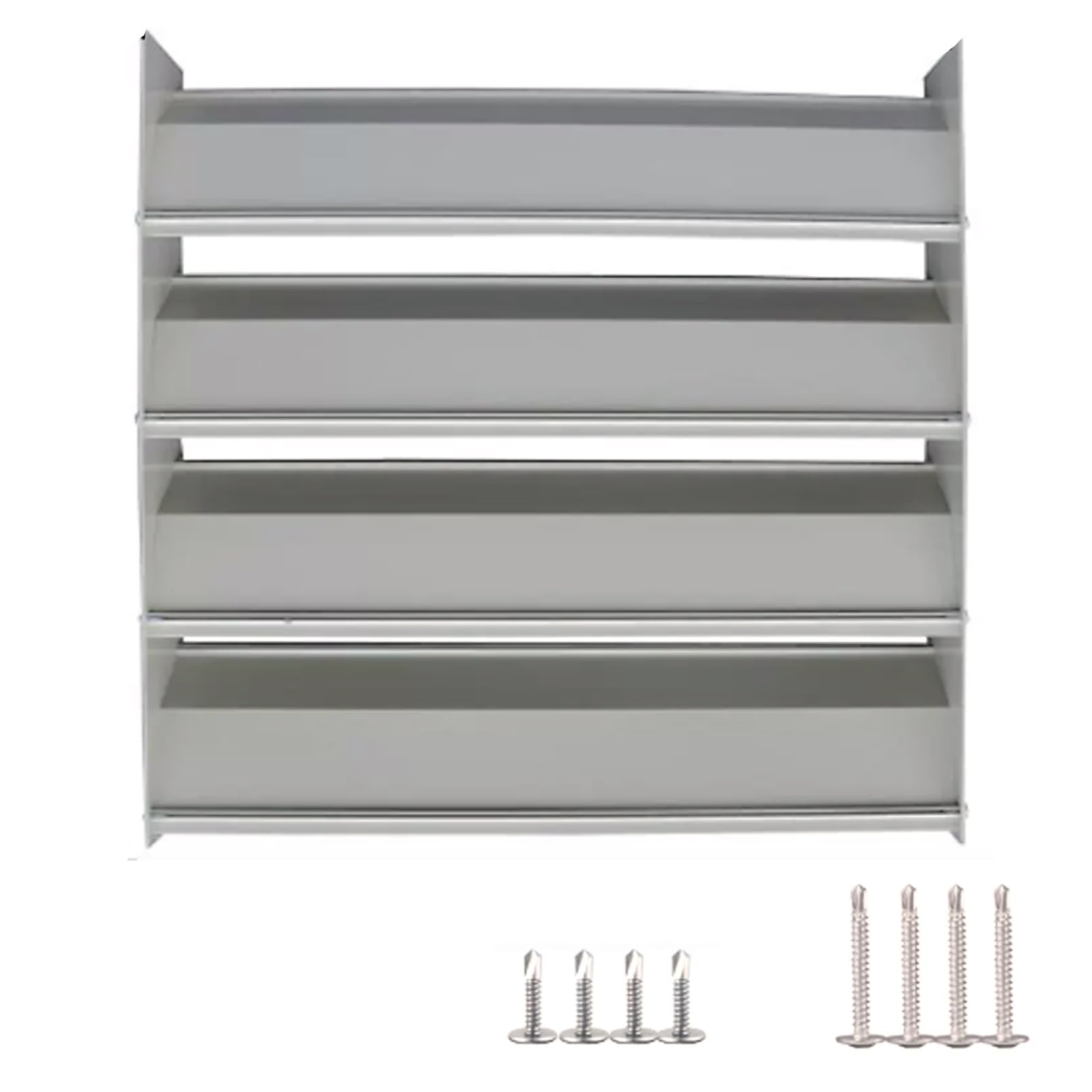 Thickened Aluminum Air Conditioner Cover for Outdoor Units 65x65cm Airflow Diversion Vent AntiDirect Blowing Protection Durable AC Vent Shield