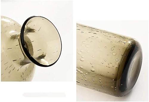 Miniatura 4 de Simple y elegante nuevo jarrón de cristal de burbujas para decoración del hogar, jarrones de flores terrario, recipientes de vidrio, botella de