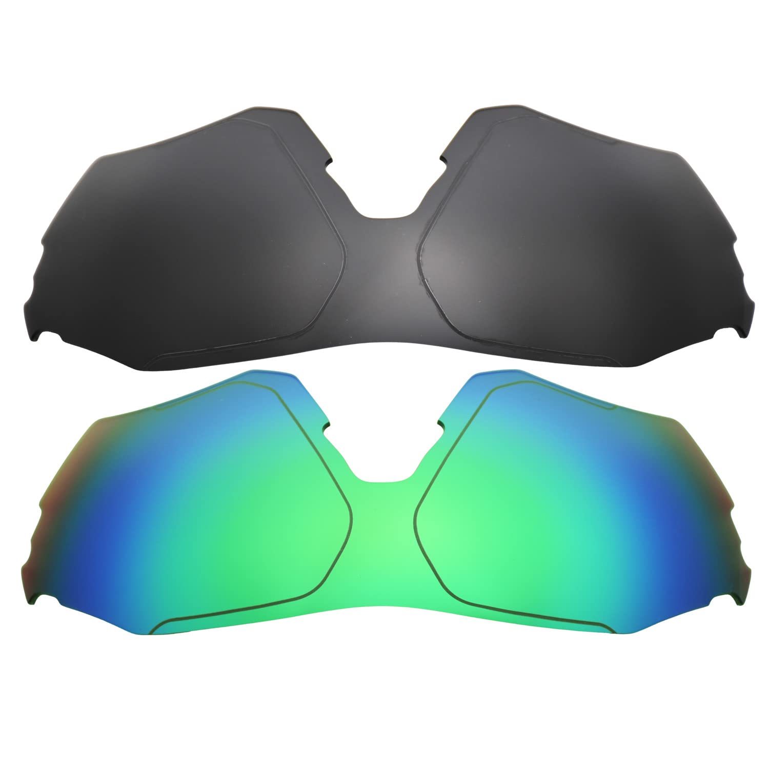 Objectifs Oakleys EVZero Range Noir Vert pour remplacer vos verres usés - 7