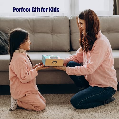 Image of Mirana Air Football Smart Toy for Kids | 3-Mode USB Type-C Rechargeable Hover Ball | Indoor Electric Hoverball with LED Lights | Birthday Gift for Boys & Girls 2 3 4 5 6 7 8 9 10 Years (Black-Golden)