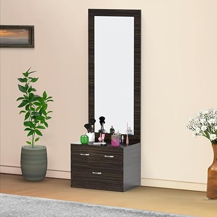 NEEHV HOME Wooden Camelia Wooden Dressing Table for Living Room | Bed Room (Thai Teak, 41 X 61 X 189)