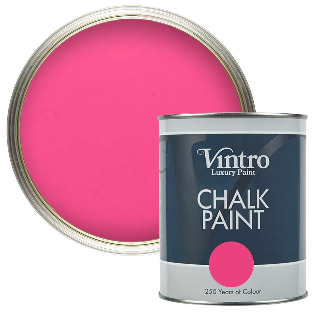 Vintro Paint Deptford Pink Matt Finish Chalk Paint 1L