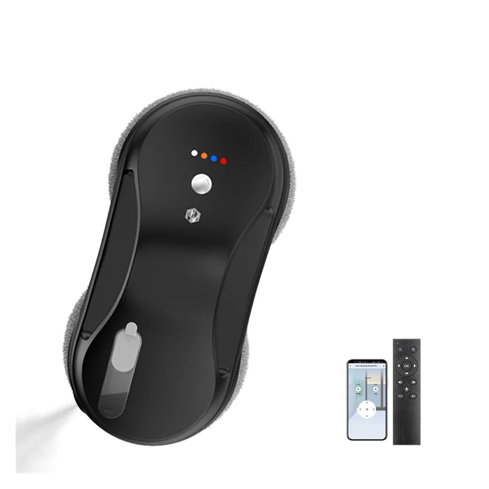 Hghadpltm Yes Automatic Window Cleaning Robot With Water Spray, Path Planning And Edge Detection Smart Electric Vacuum Cleaner For Home For Smooth Surfaces