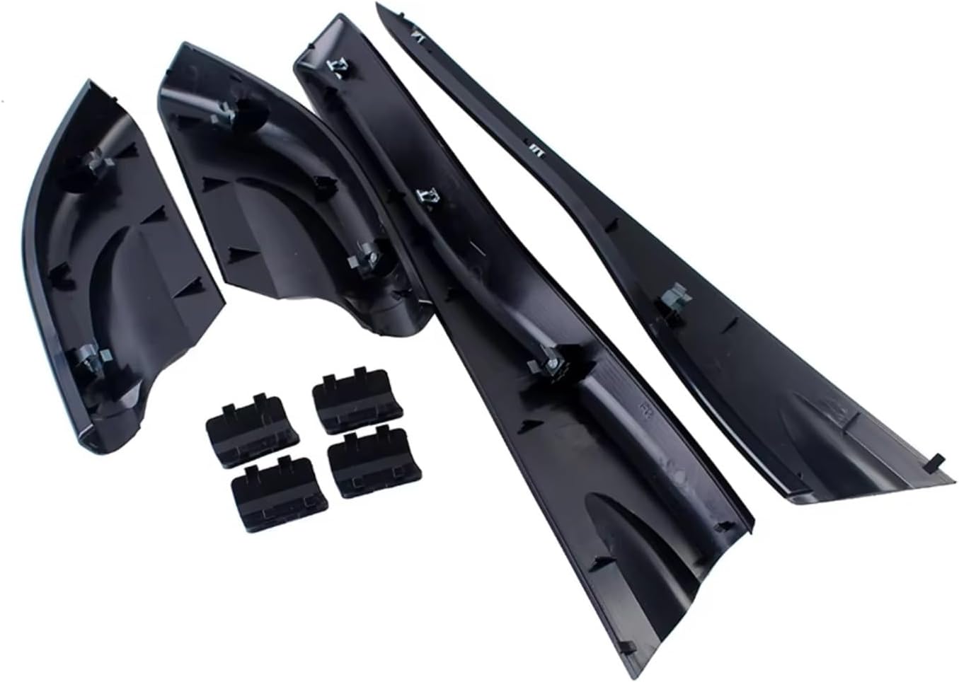 Roof Rack Shell End Compatible with Hyundai for Tucson 2004 2005 2006 2007 2008 Black Roof Rack Rail End Cover Replace Shells Car Luggage