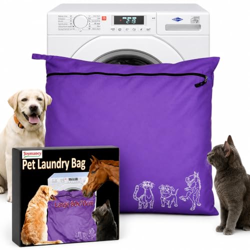 Pet Laundry Bag | Stops Pet Hair Blocking the Washing Machine | Jumbo Size Wash Bag Ideal For Dog Cat Horse Guinea Pig | Hair Remover Safely