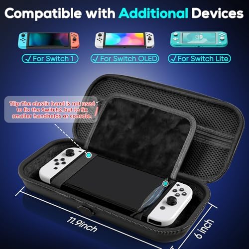 [Charge Inside] Carrying Case for Nintendo Switch 2 Console 2025 - 5