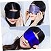 NOLITOY 1PC Silk Sleep Eye Mask with Elastic Strap Comfortable Blindfold for Men Women for Travel Home and Light Blocking Sleep Relieves Eye Fatigue Black
