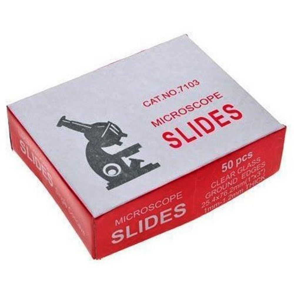 Microscope Glass Slides (75 x 25 x 1.3 mm) - Pack of 100 | High-Quality Transparent Blank Slides for Microscopy (B0CLYPXVFH) Amazon Price History, Amazon Price Tracker